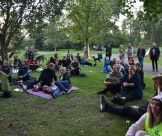 Audience in the park